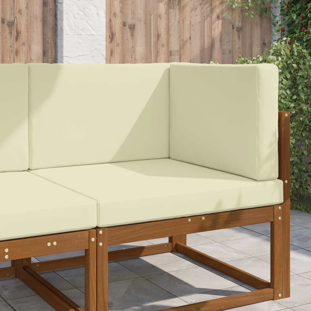Lauko sofa pagalvėlė Poliesteris Kreminė 80 x 80 cm