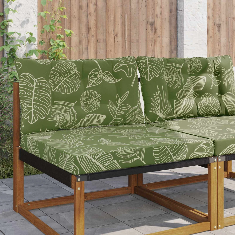Lauko sofa pagalvėlė Poliesteris Lapų dizainas 80 x 68,5 cm