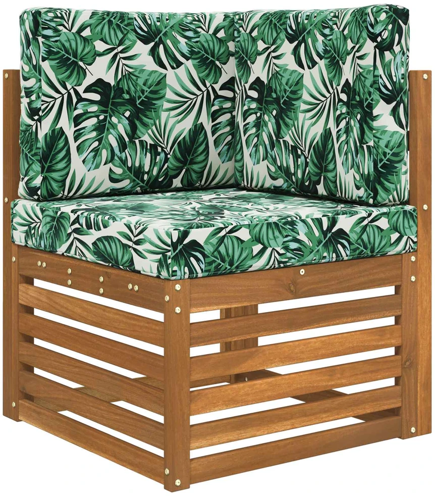 Lauko sofa pagalvėlė Poliesteris Lapų raštas 60 x 60 cm