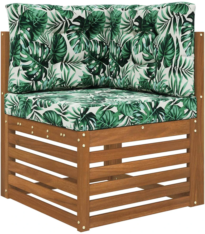 Lauko sofa pagalvėlė Poliesteris Lapų raštas 60 x 60 cm