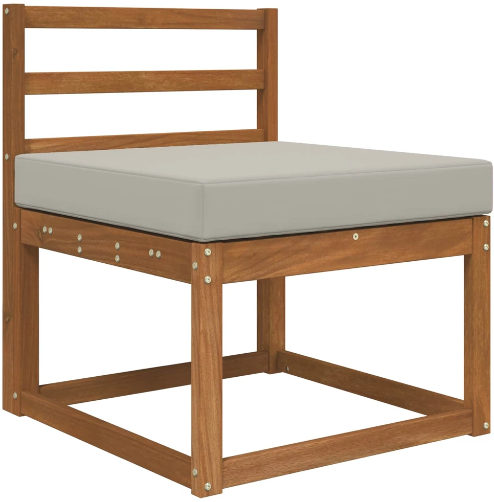 Lauko sofa pagalvėlė Poliesteris Pilka 60 x 60 cm