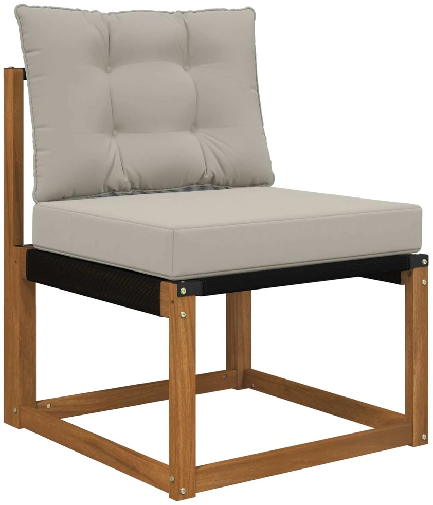 Lauko sofa pagalvėlė Poliesteris Pilka 60 x 50,5 cm