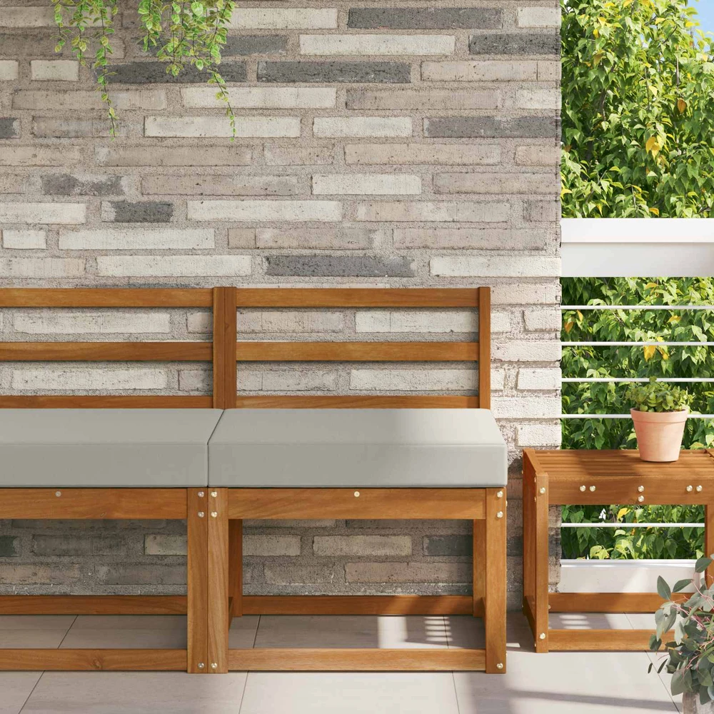 Lauko sofa pagalvėlė Poliesteris Pilka 60 x 60 cm