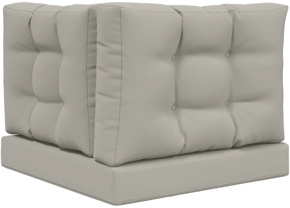 Lauko sofa pagalvėlė Poliesteris Pilka 60 x 60 cm