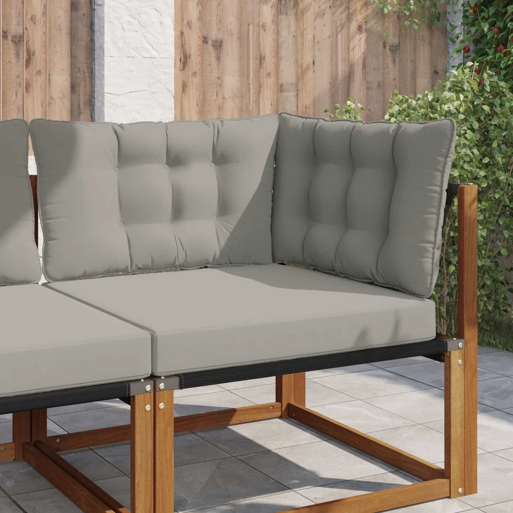 Lauko sofa pagalvėlė Poliesteris Pilka 68,5 x 68,5 cm