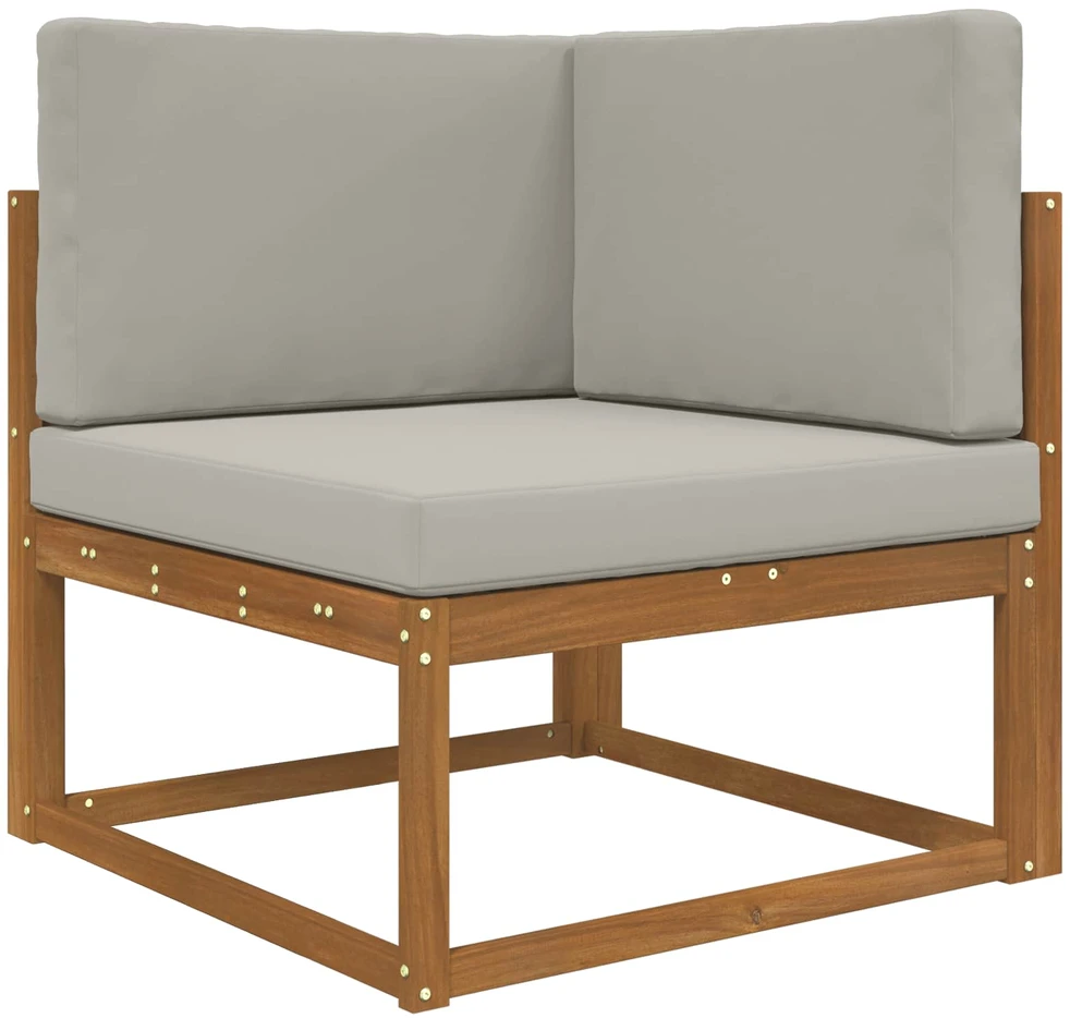 Lauko sofa pagalvėlė Poliesteris Pilka 80 x 80 cm