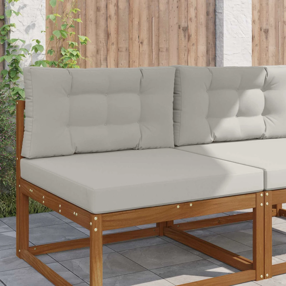 Lauko sofa pagalvėlė Poliesteris Pilka 80 x 80 cm