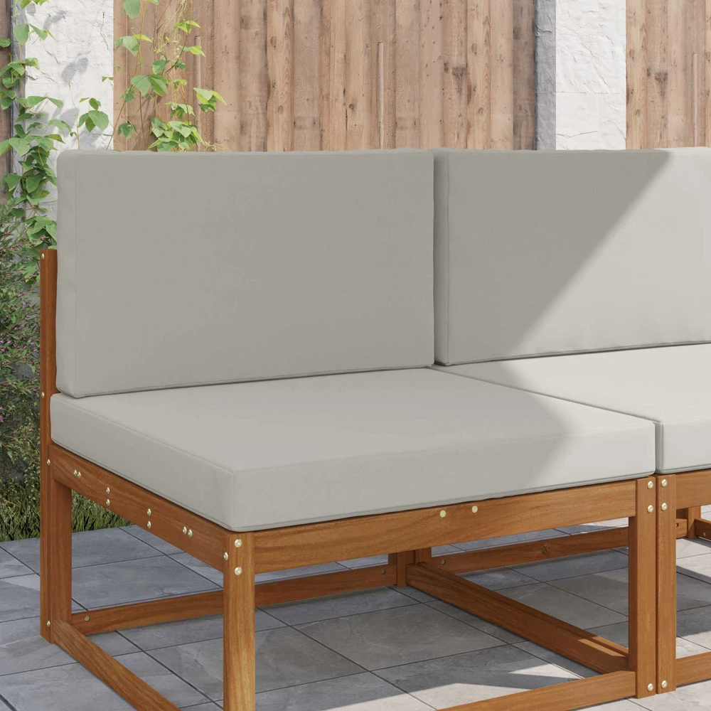 Lauko sofa pagalvėlė Poliesteris Pilka 80 x 80 cm