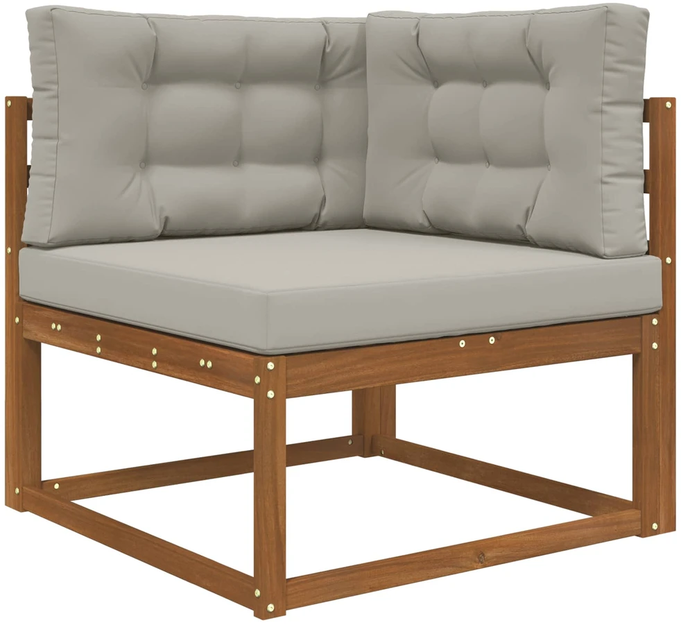 Lauko sofa pagalvėlė Poliesteris Pilka 80 x 80 cm