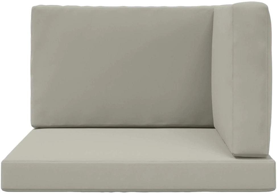 Lauko sofa pagalvėlė Poliesteris Pilka 80 x 80 cm