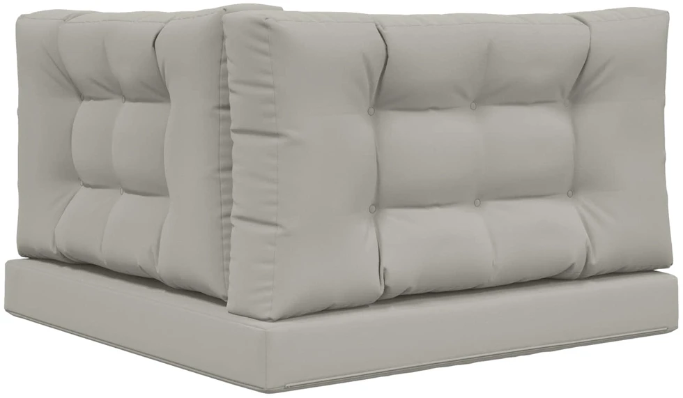 Lauko sofa pagalvėlė Poliesteris Pilka 80 x 80 cm