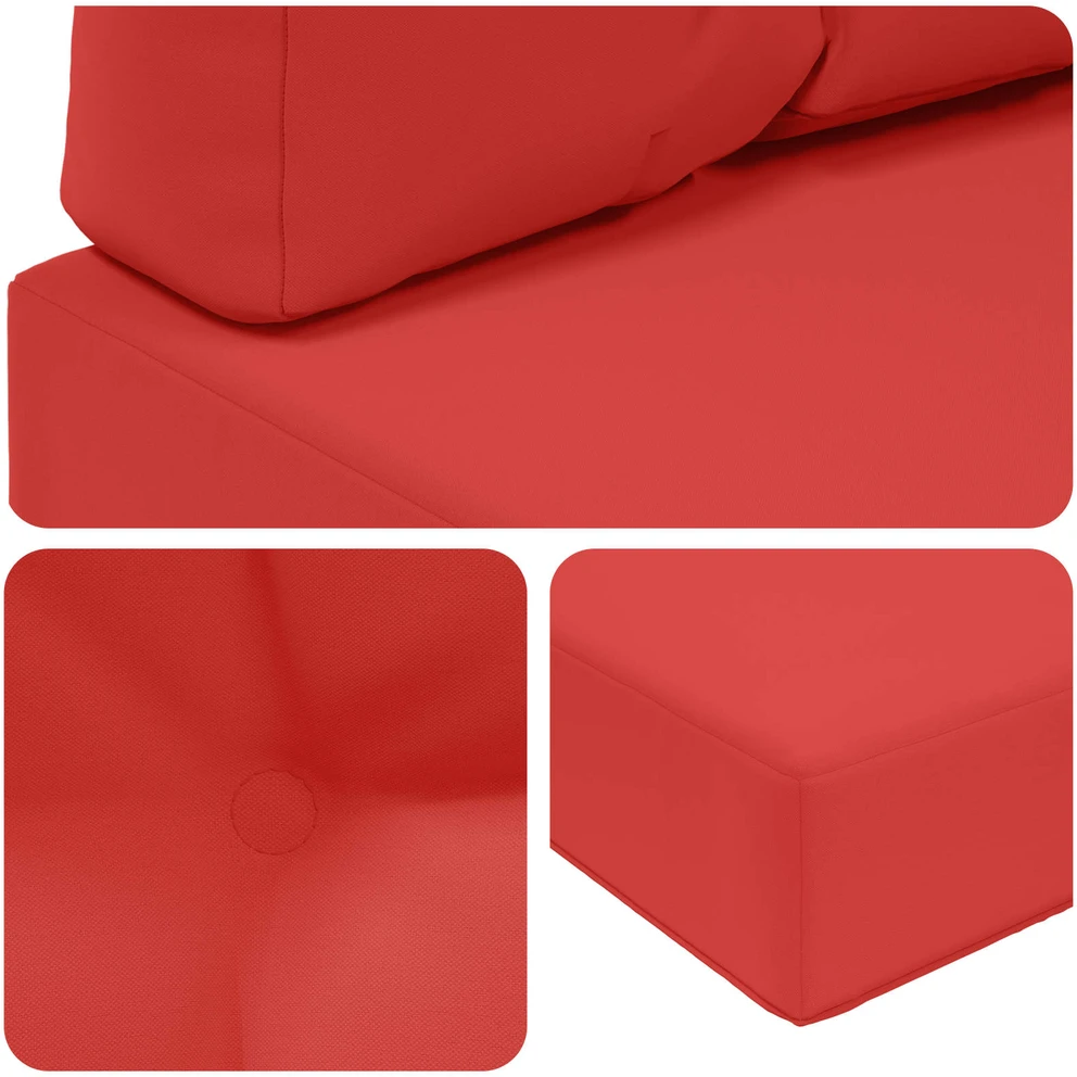 Lauko sofa pagalvėlė Poliesteris Raudona 60 x 60 cm
