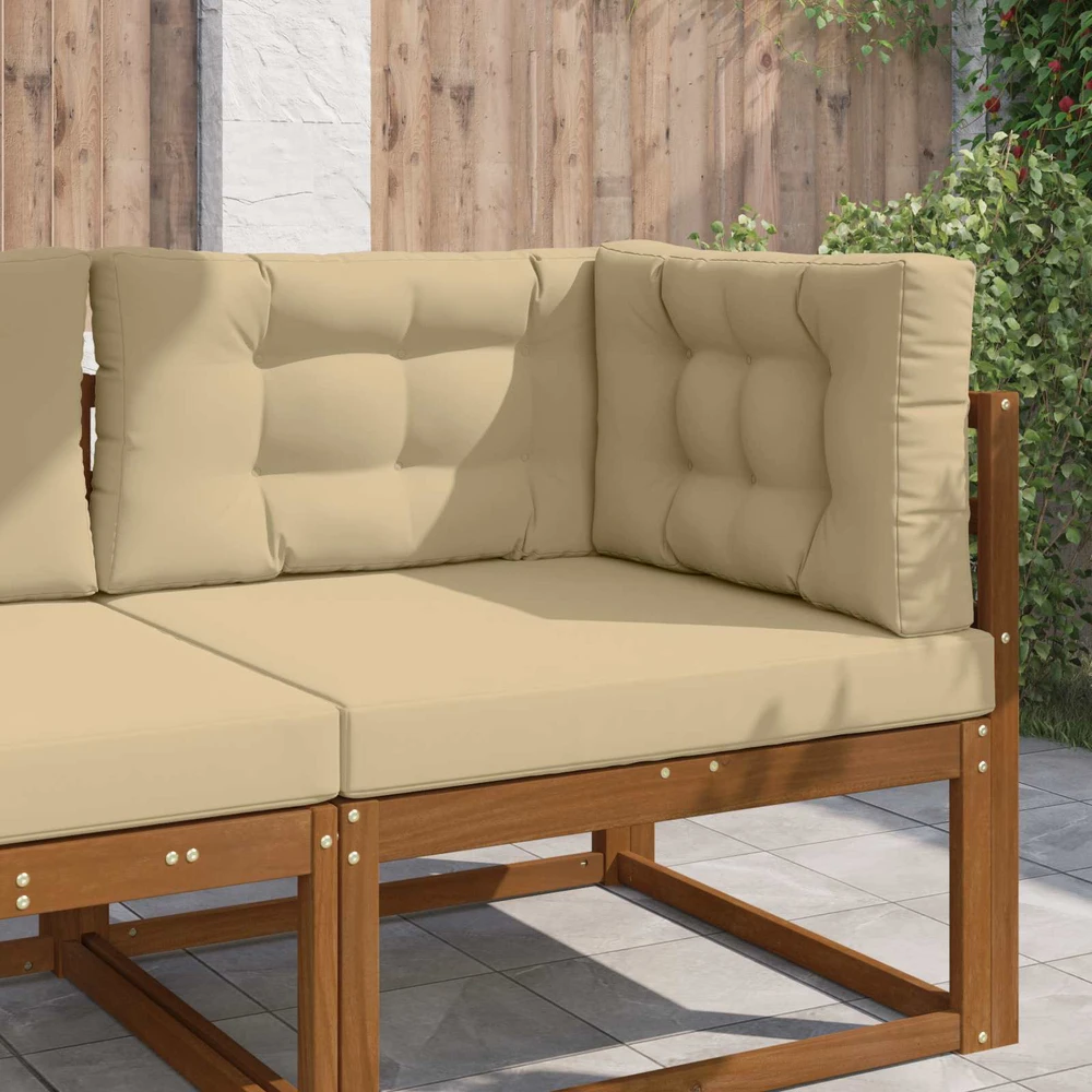 Lauko sofa pagalvėlė Poliesteris Smėlio 80 x 80 cm