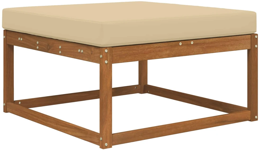 Lauko sofa pagalvėlė Poliesteris Smėlio 80 x 80 cm