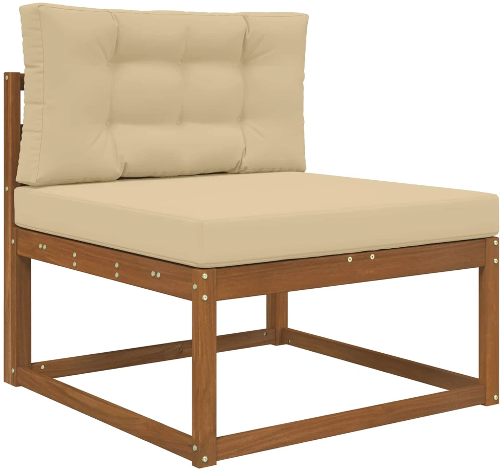 Lauko sofa pagalvėlė Poliesteris Smėlio 80 x 80 cm