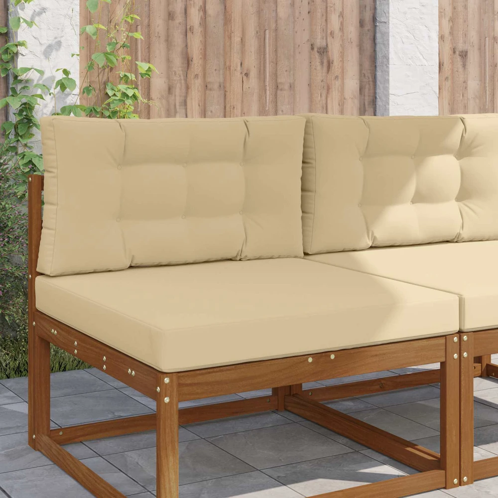 Lauko sofa pagalvėlė Poliesteris Smėlio 80 x 80 cm