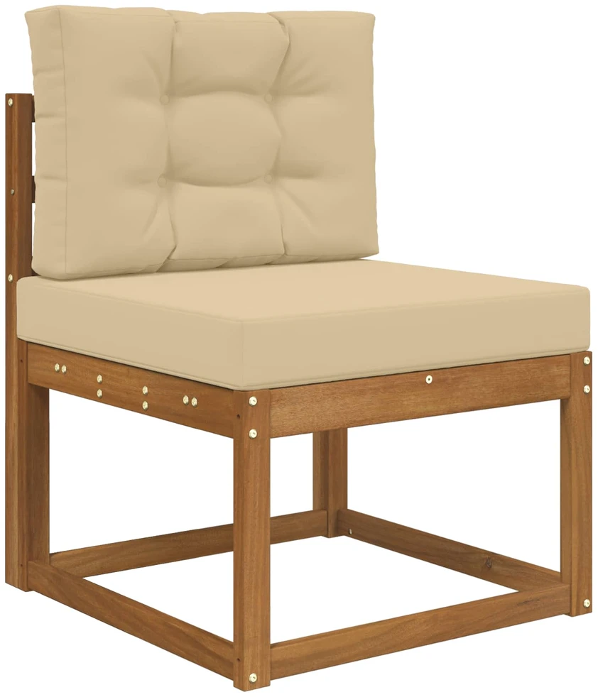 Lauko sofa pagalvėlė Poliesteris Smėlio 60 x 60 cm