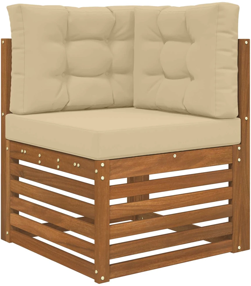 Lauko sofa pagalvėlė Poliesteris Smėlio 60 x 60 cm