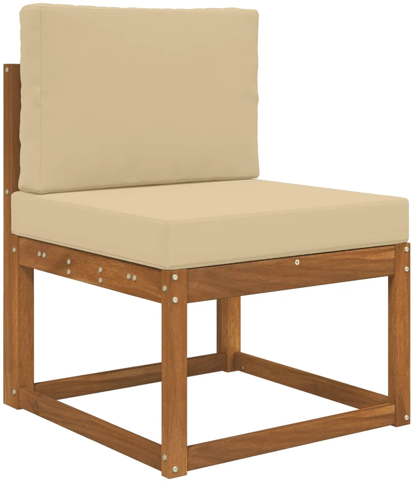Lauko sofa pagalvėlė Poliesteris Smėlio 60 x 60 cm