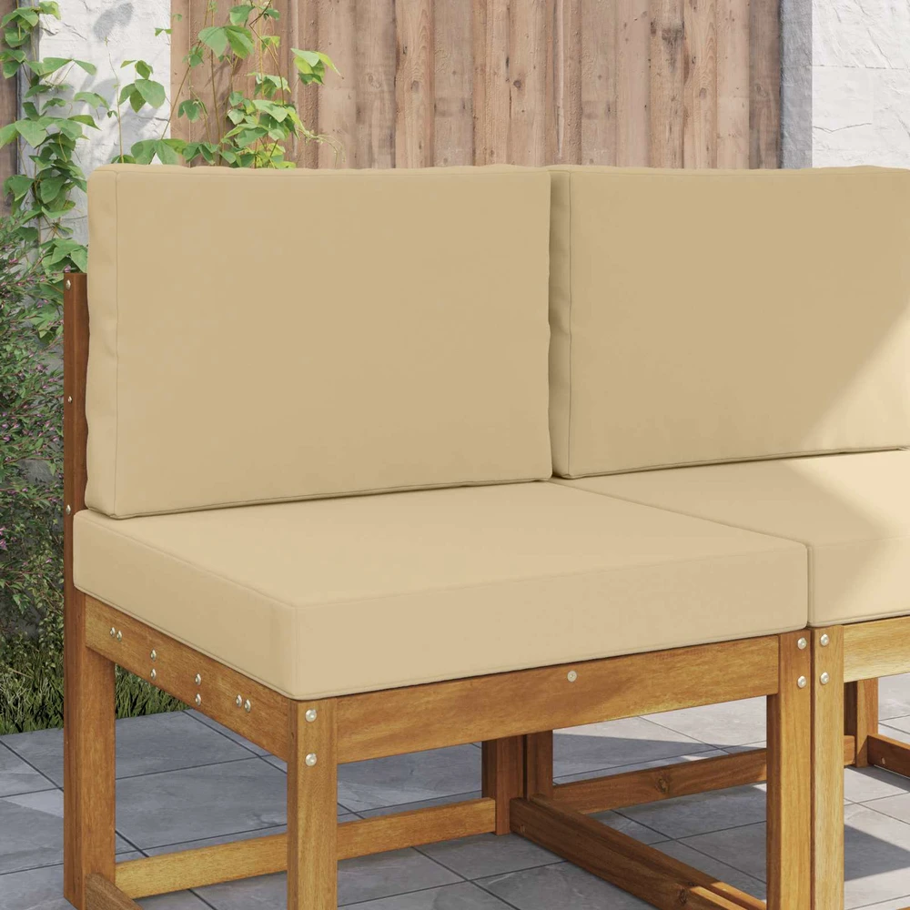 Lauko sofa pagalvėlė Poliesteris Smėlio 60 x 60 cm