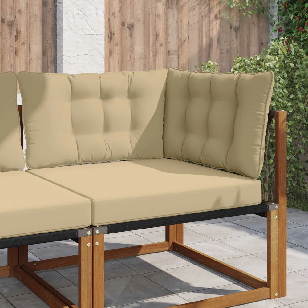 Lauko sofa pagalvėlė Poliesteris Smėlio 68,5 x 68,5 cm