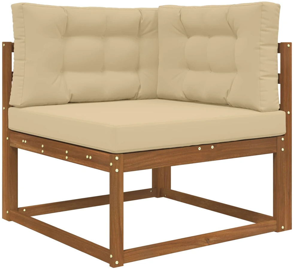 Lauko sofa pagalvėlė Poliesteris Smėlio 80 x 80 cm