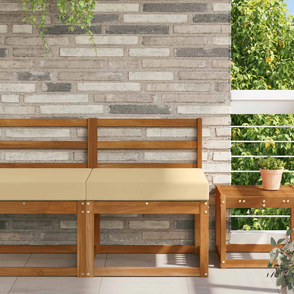 Lauko sofa pagalvėlė Poliesteris Smėlio 60 x 60 cm