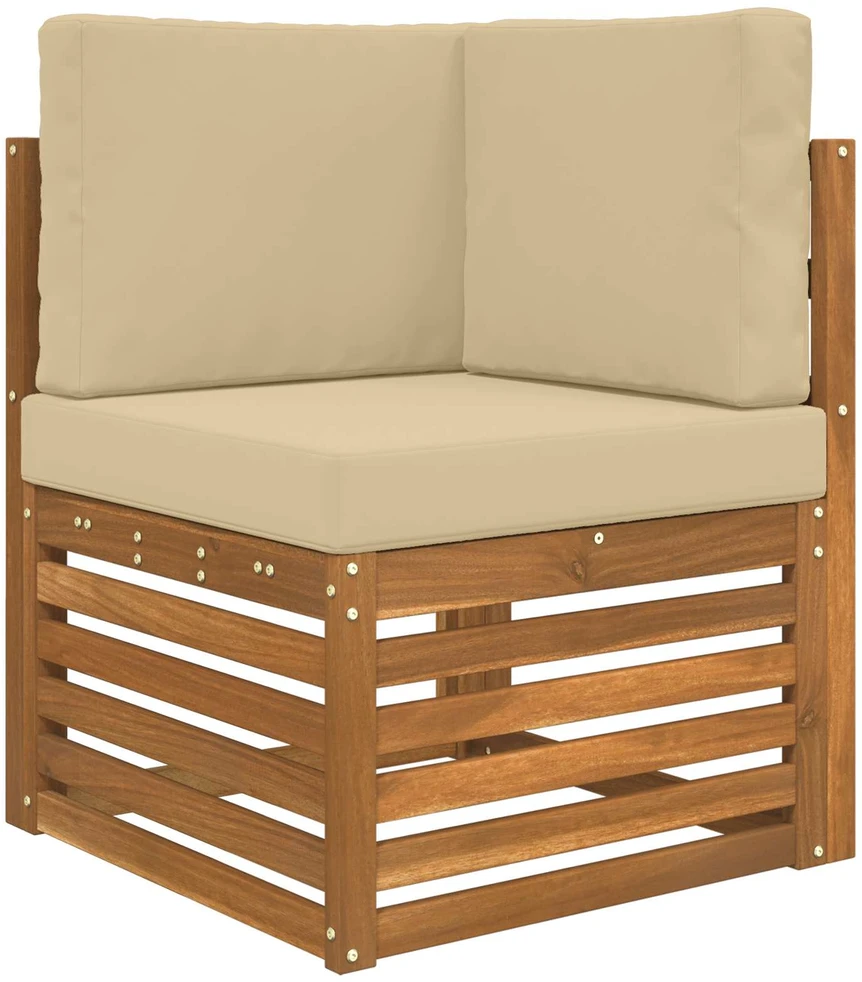 Lauko sofa pagalvėlė Poliesteris Smėlio 60 x 60 cm