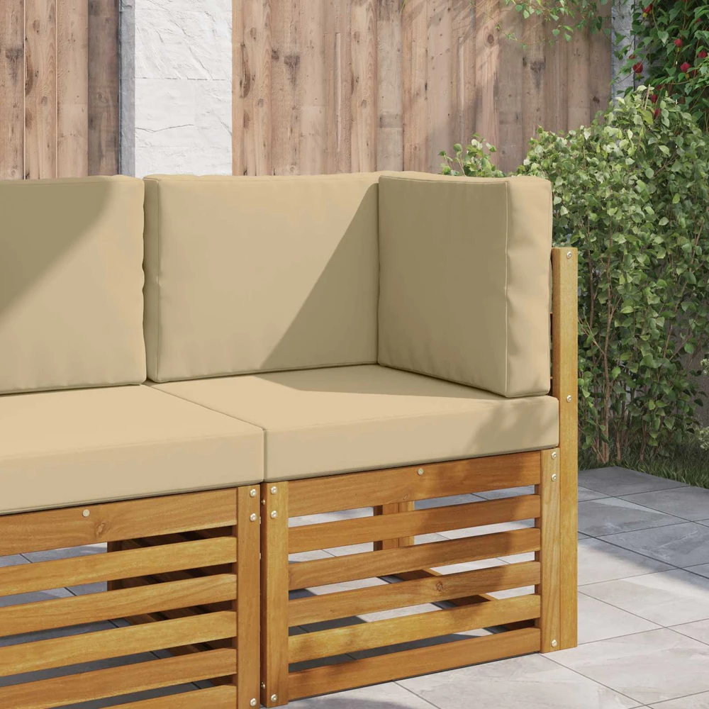 Lauko sofa pagalvėlė Poliesteris Smėlio 60 x 60 cm