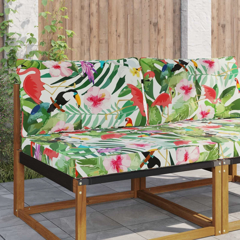 Lauko sofa pagalvėlė Poliesteris spalvingas 80 x 68,5 cm