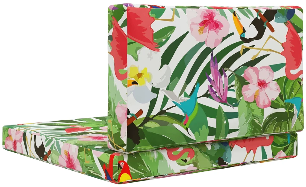 Lauko sofa pagalvėlė Poliesteris spalvingas 80 x 80 cm