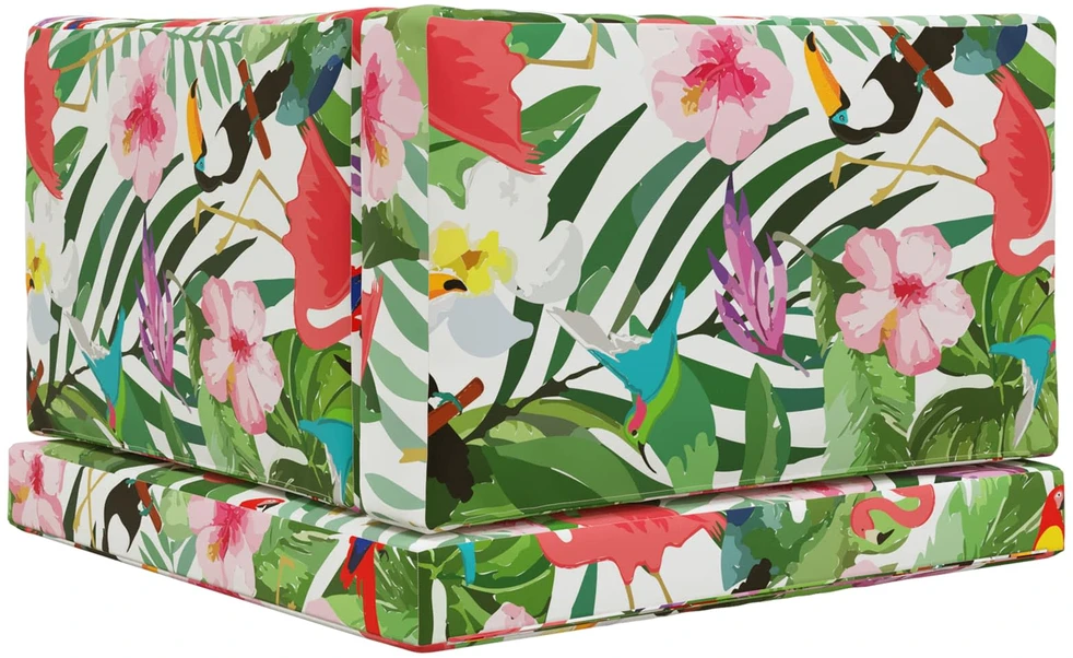 Lauko sofa pagalvėlė Poliesteris spalvingas 80 x 80 cm