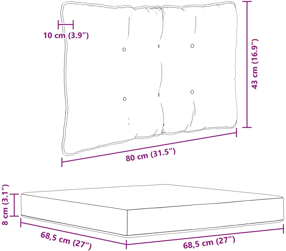 Lauko sofa pagalvėlė Poliesteris spalvingas 68,5 x 68,5 cm