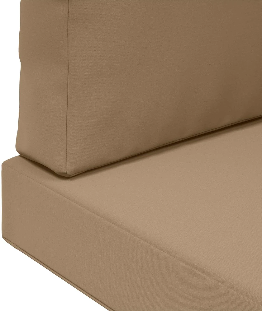 Lauko sofa pagalvėlė Poliesteris Taupe 60 x 60 cm