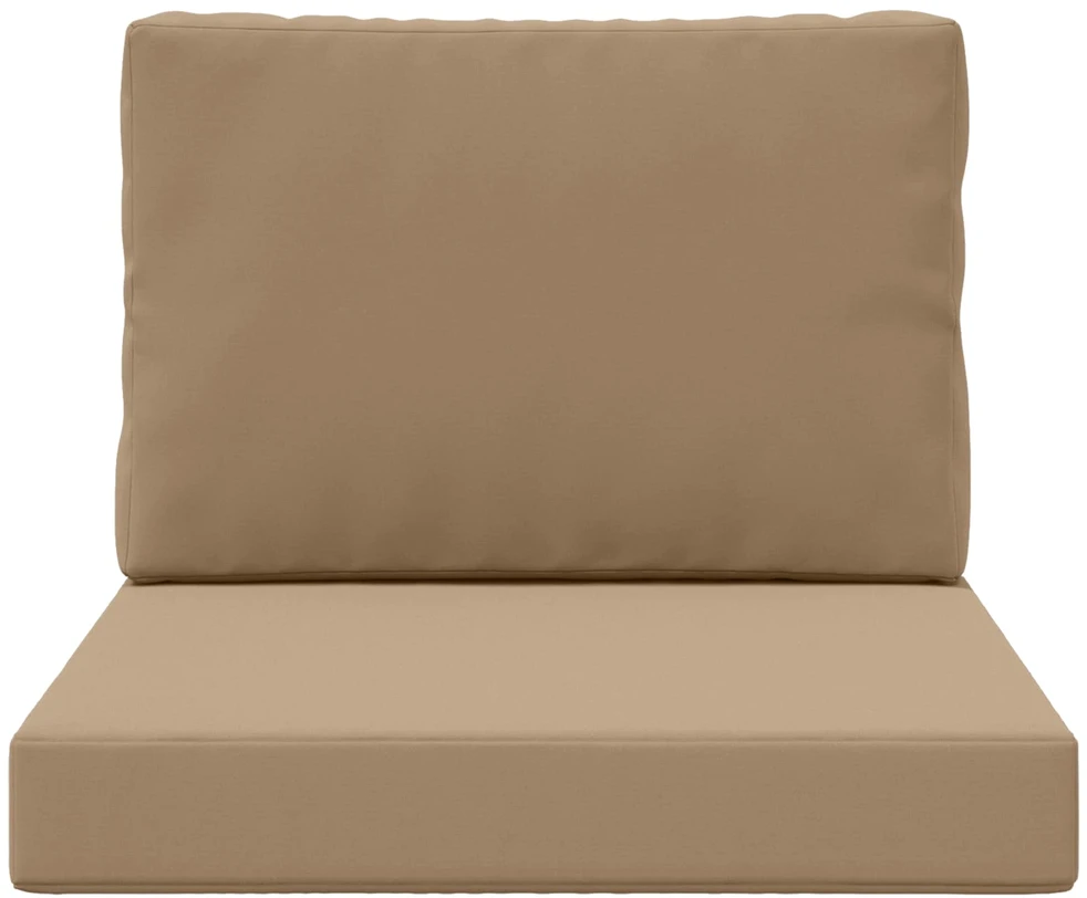 Lauko sofa pagalvėlė Poliesteris Taupe 60 x 60 cm