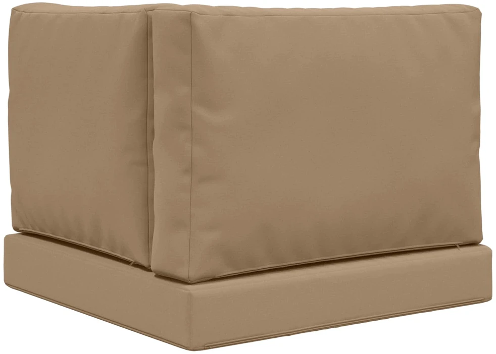 Lauko sofa pagalvėlė Poliesteris Taupe 60 x 60 cm
