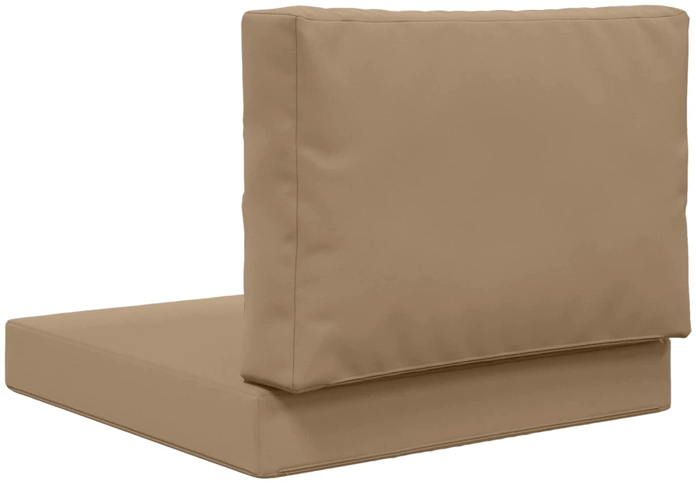 Lauko sofa pagalvėlė Poliesteris Taupe 60 x 60 cm
