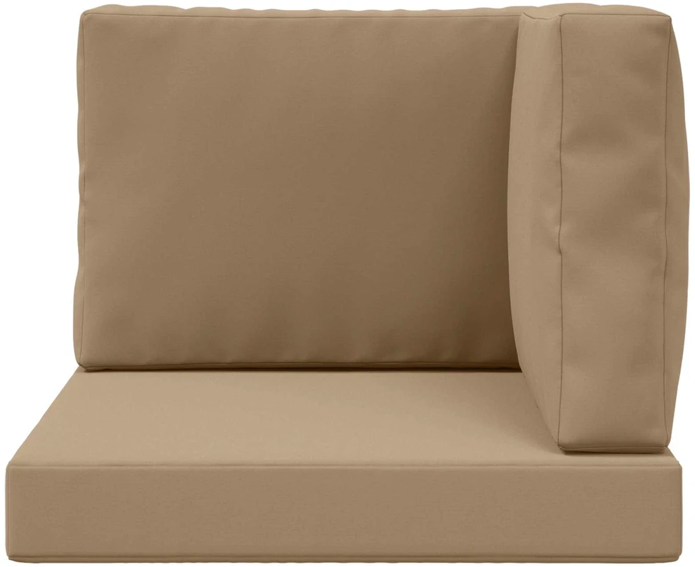 Lauko sofa pagalvėlė Poliesteris Taupe 60 x 60 cm
