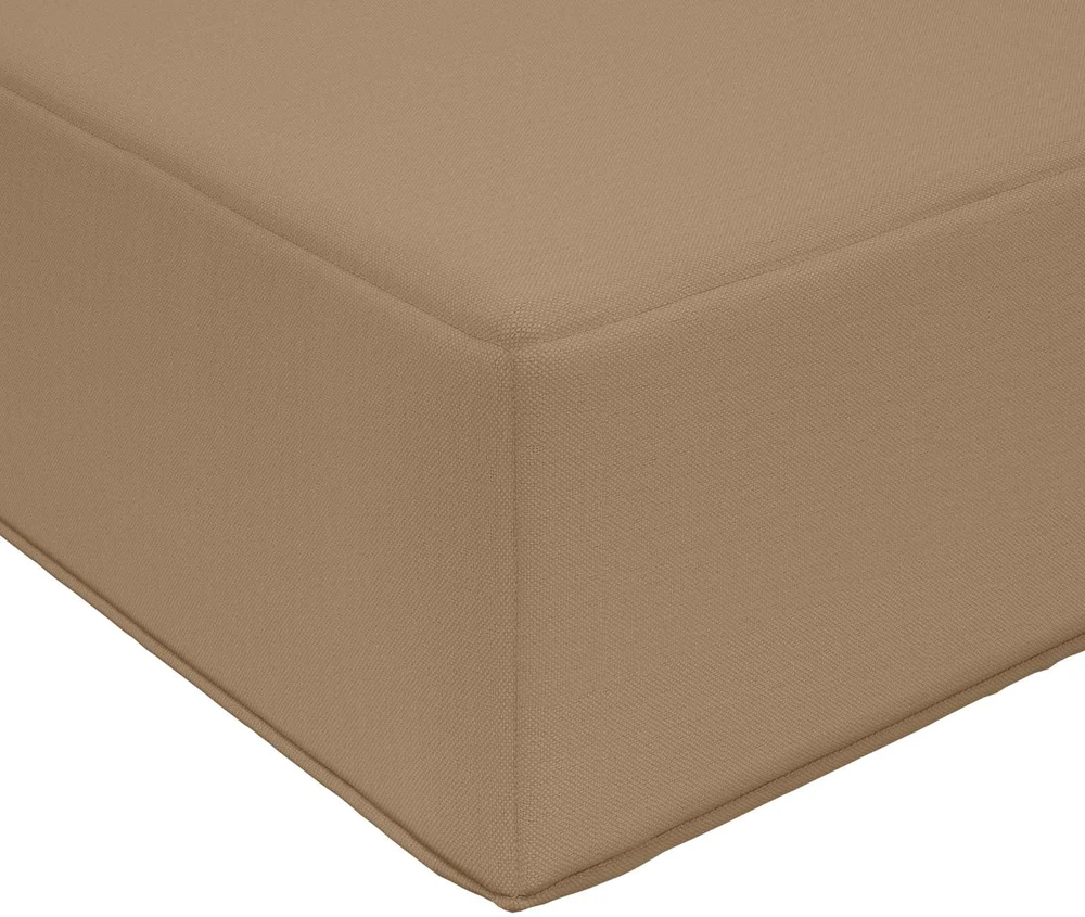 Lauko sofa pagalvėlė Poliesteris Taupe 60 x 60 cm