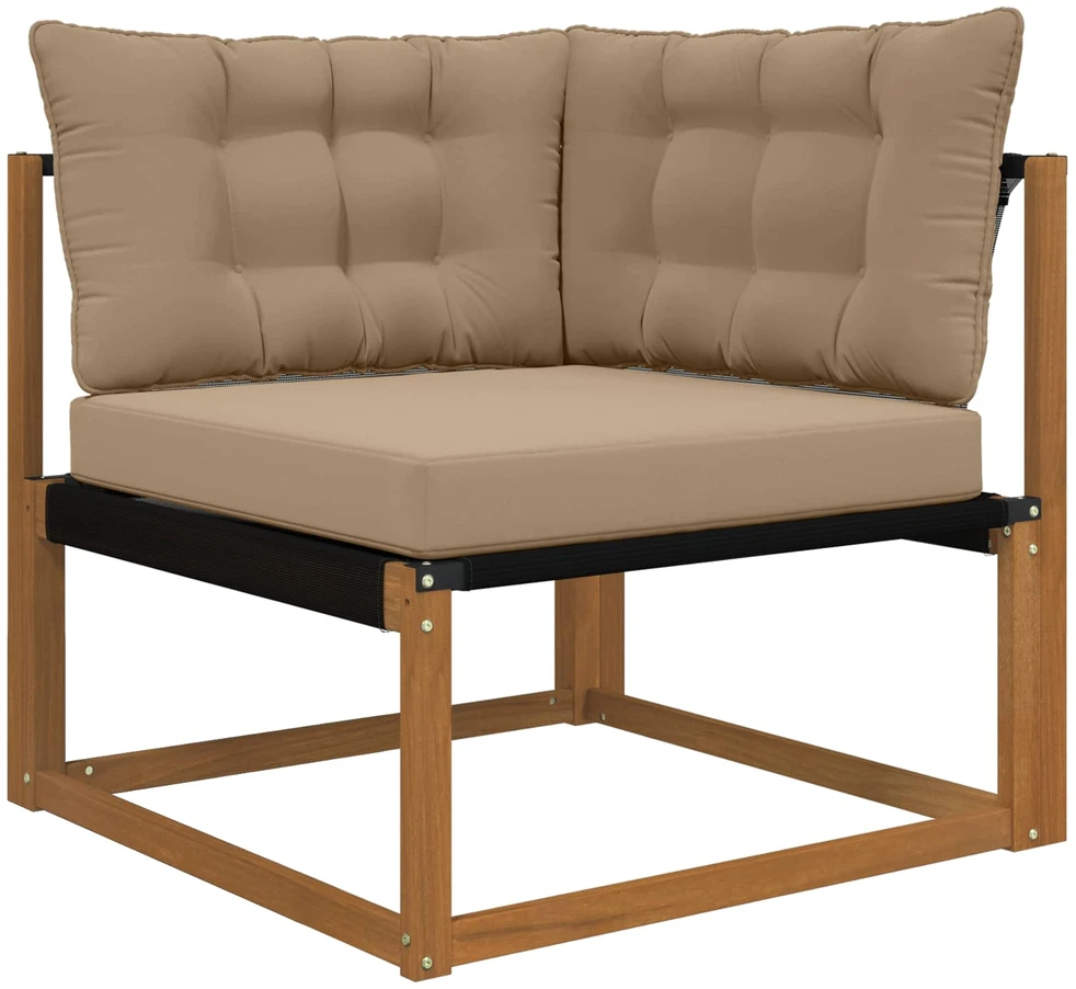 Lauko sofa pagalvėlė Poliesteris Taupe 68,5 x 68,5 cm