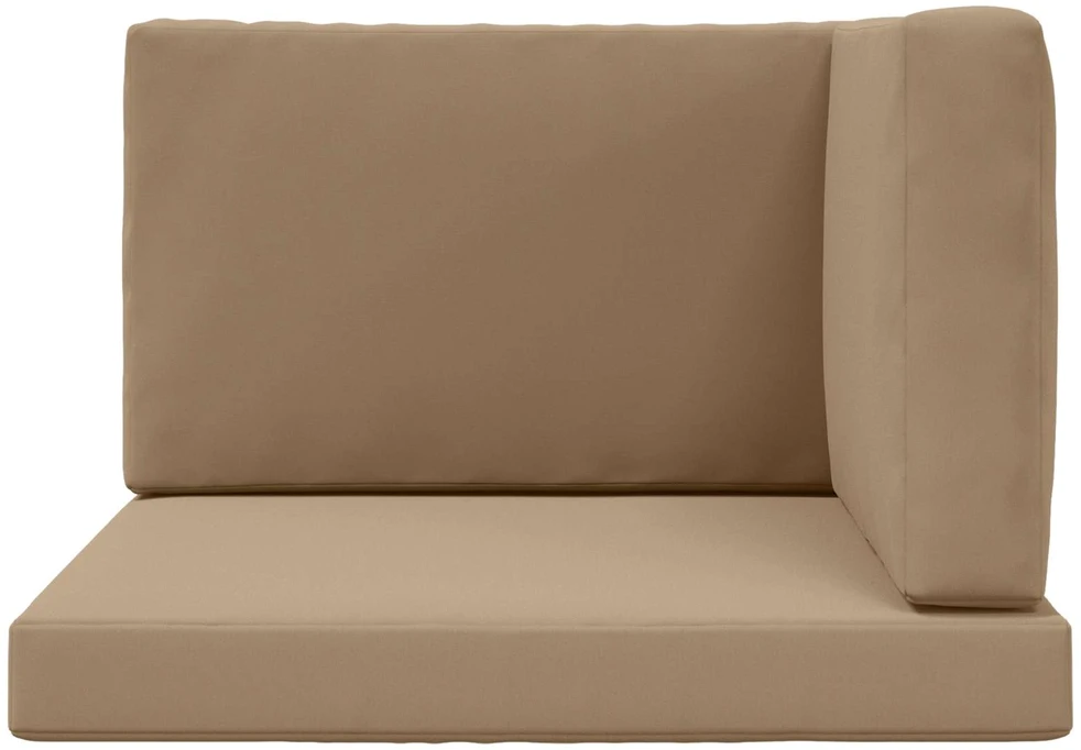 Lauko sofa pagalvėlė Poliesteris Taupe 80 x 80 cm