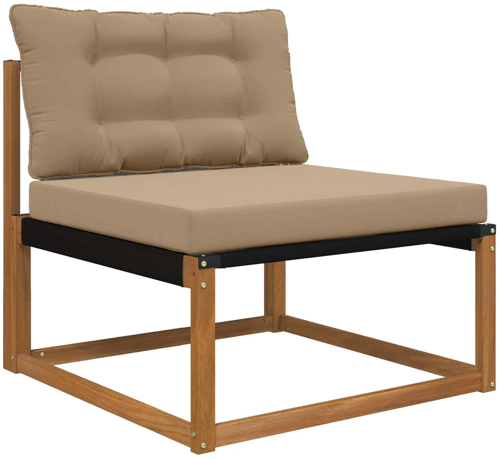 Lauko sofa pagalvėlė Poliesteris Taupe 80 x 68,5 cm