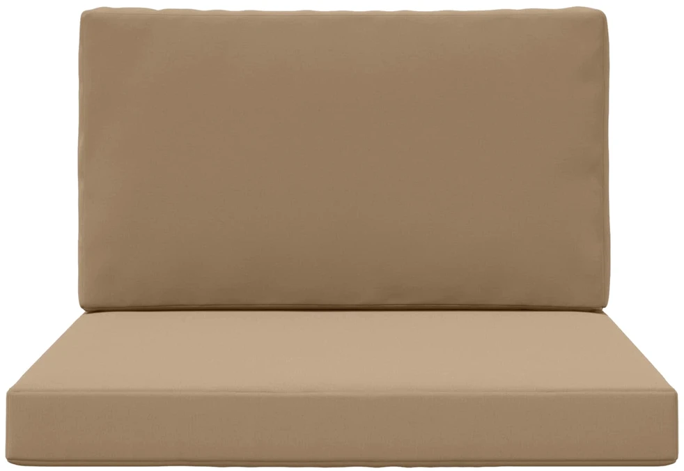 Lauko sofa pagalvėlė Poliesteris Taupe 80 x 80 cm