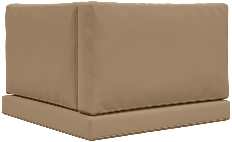 Lauko sofa pagalvėlė Poliesteris Taupe 80 x 80 cm