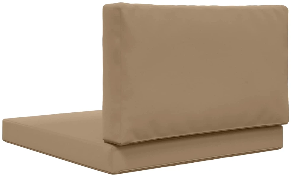 Lauko sofa pagalvėlė Poliesteris Taupe 80 x 80 cm