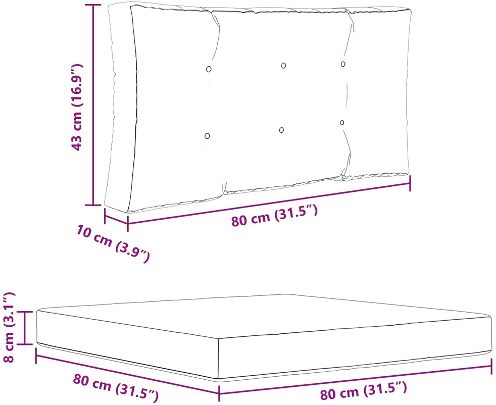 Lauko sofa pagalvėlė Poliesteris Turkio 80 x 80 cm
