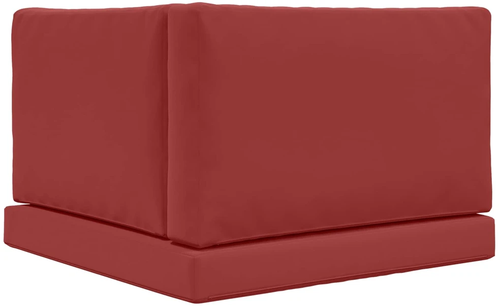 Lauko sofa pagalvėlė Poliesteris Vyno raudonumo 80 x 80 cm