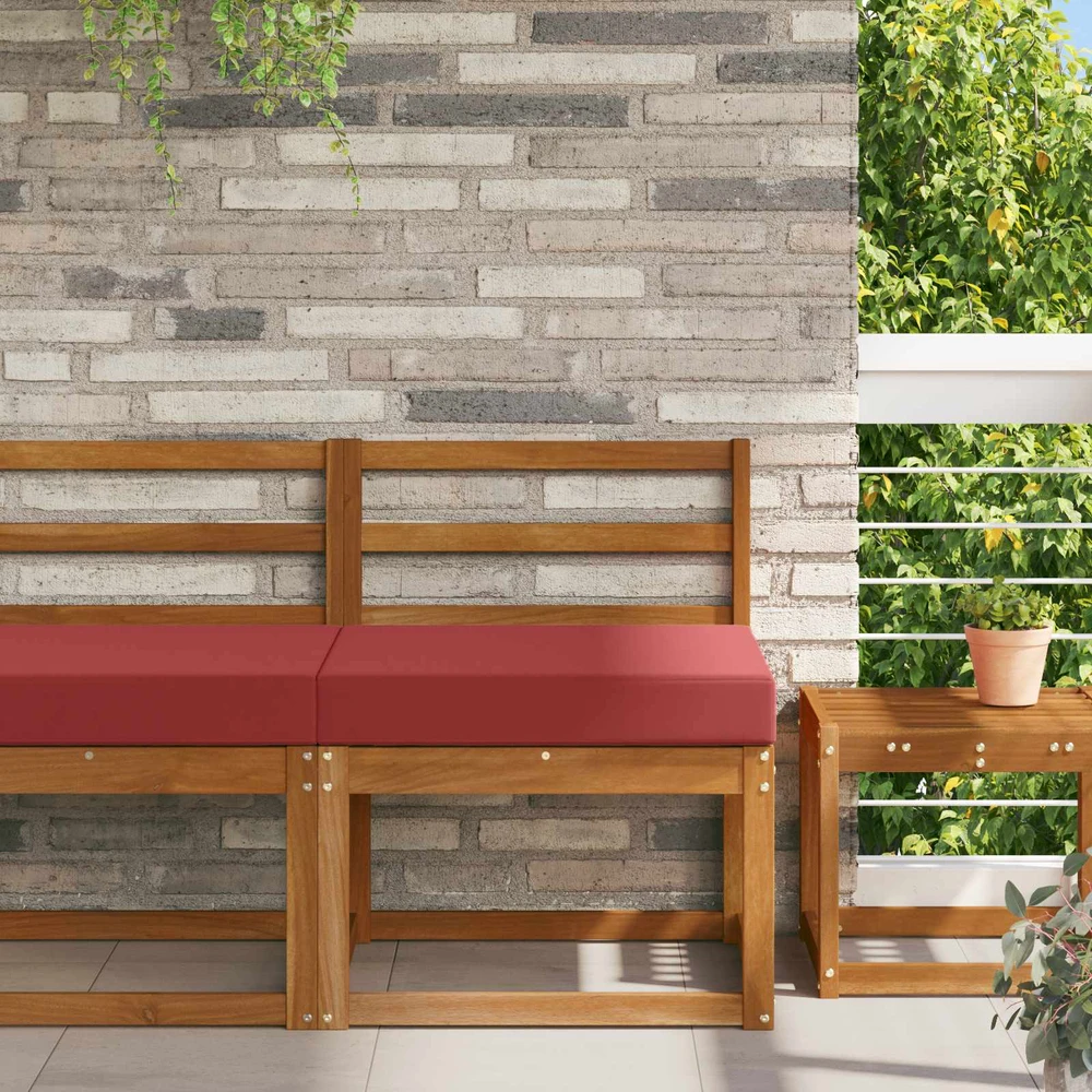 Lauko sofa pagalvėlė Poliesteris Vyno raudonumo 60 x 60 cm