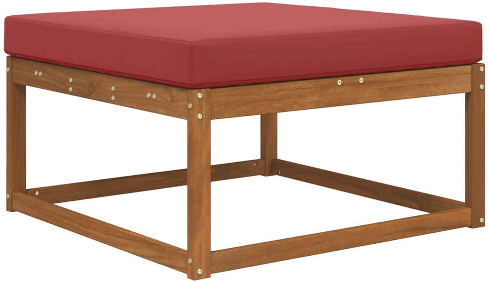 Lauko sofa pagalvėlė Poliesteris Vyno raudonumo 80 x 80 cm