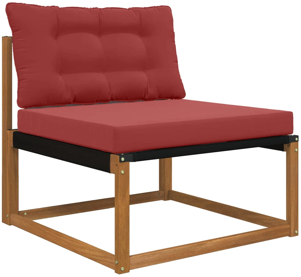 Lauko sofa pagalvėlė Poliesteris Vyno raudonumo 80 x 68,5 cm